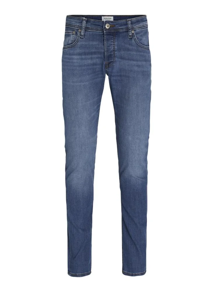 JACK & JONES  Mid Washed Slim Fit Jeans for Men | Best Price UAE